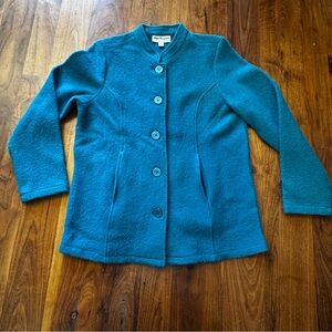 Norm Thompson 100% Wool Button Jacket